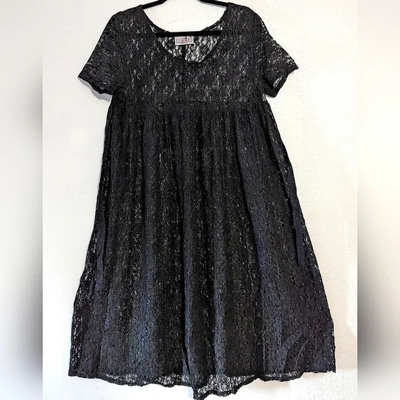 Vintage Lace Babydoll Dress - Picture 1 of 7